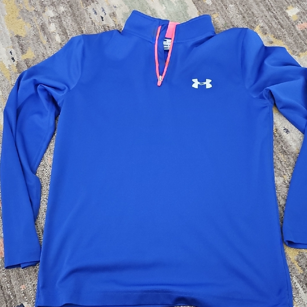 Under Armour Royal Blue Quarter-Zip Pullover